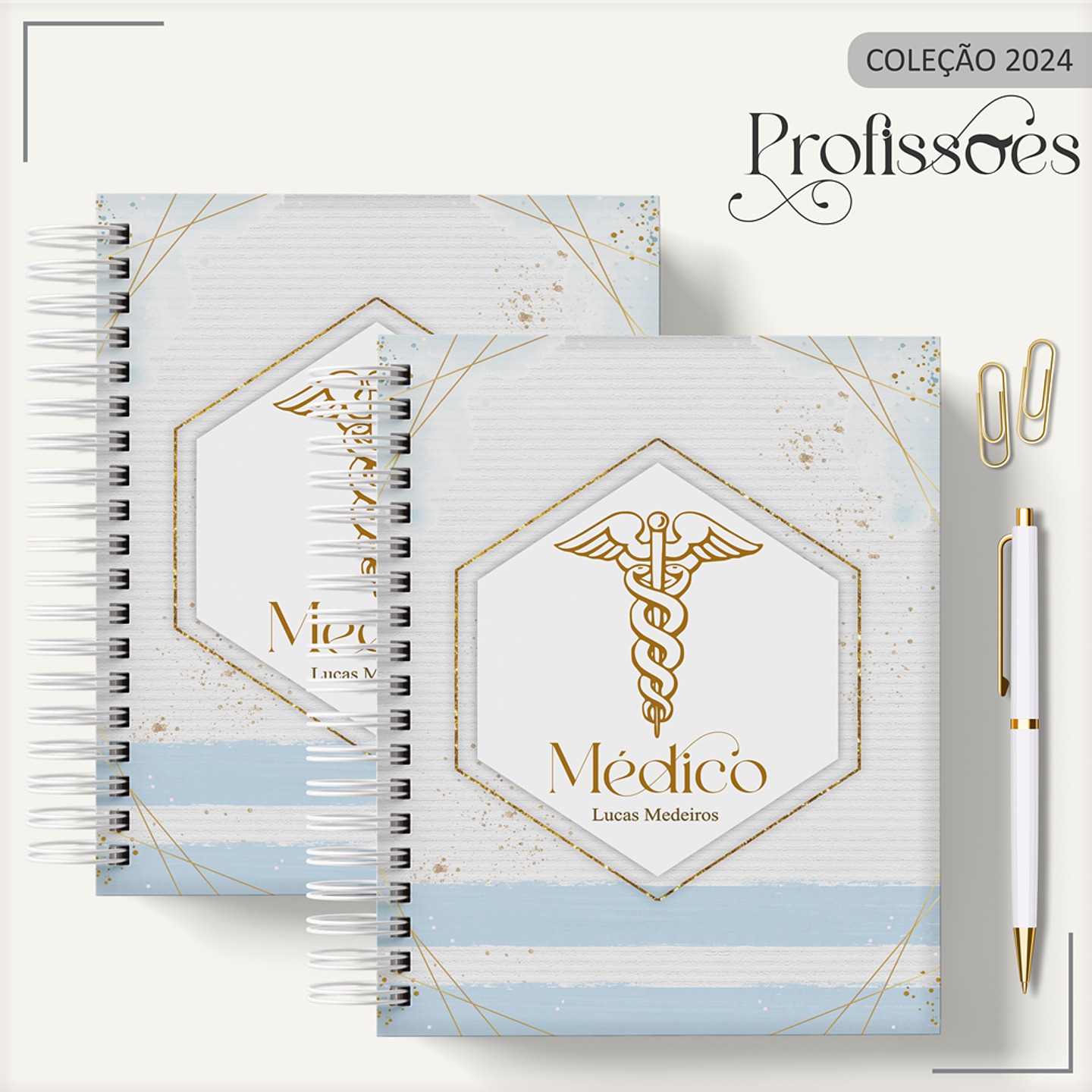 Aquivo Encadernação Kit Médico - LINA CRIATIVA 3