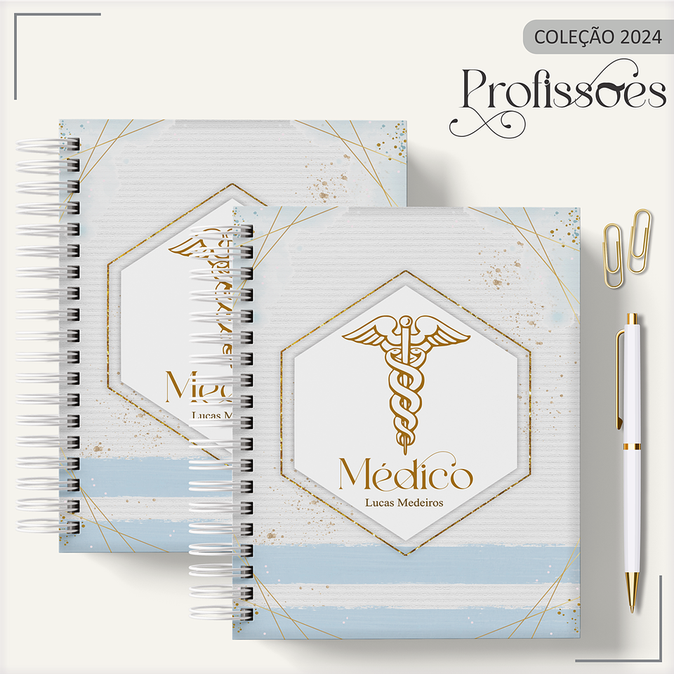 Aquivo Encadernação Kit Médico - LINA CRIATIVA 3