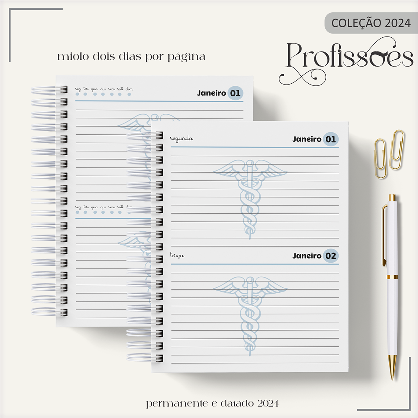 Aquivo Encadernação Kit Médico - LINA CRIATIVA 7