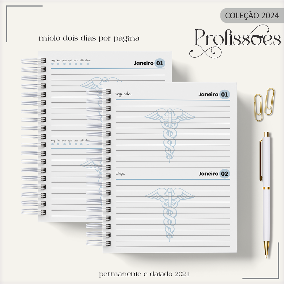 Aquivo Encadernação Kit Médico - LINA CRIATIVA 7