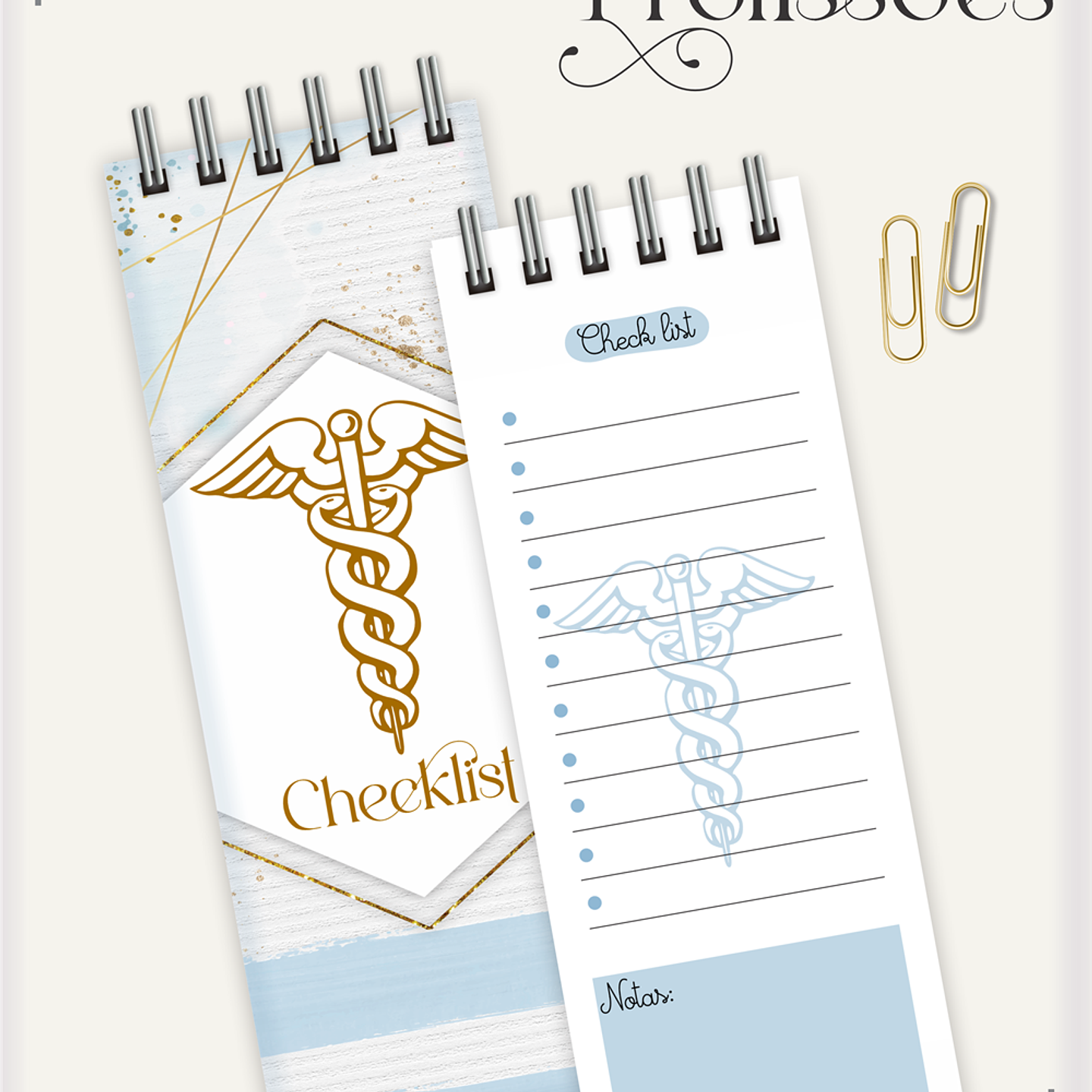 Aquivo Encadernação Kit Médico - LINA CRIATIVA 17