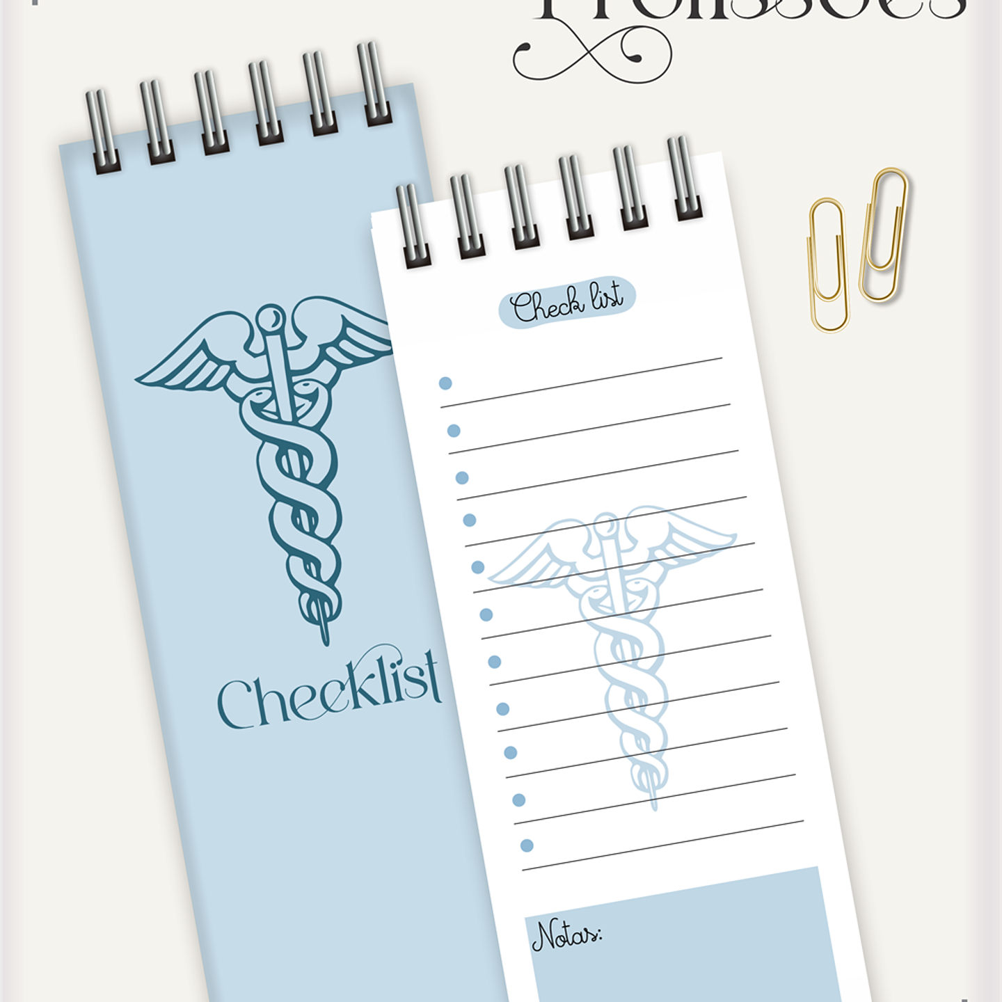 Aquivo Encadernação Kit Médico - LINA CRIATIVA 18