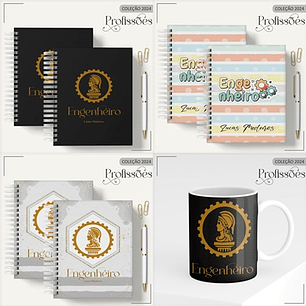 Aquivo Encadernação Kit Engenheiro - LINA CRIATIVA