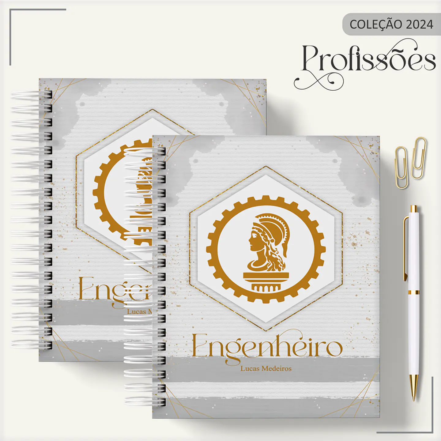 Aquivo Encadernação Kit Engenheiro - LINA CRIATIVA 6