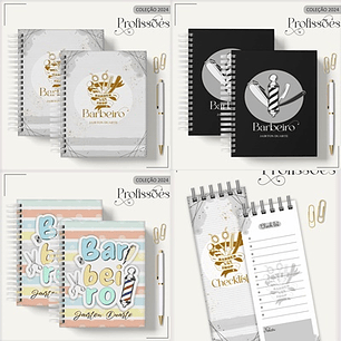 Aquivo Encadernação Kit Barbeiro - LINA CRIATIVA