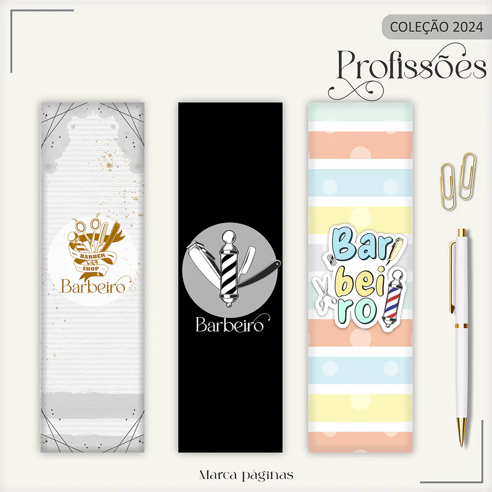 Aquivo Encadernação Kit Barbeiro - LINA CRIATIVA 5