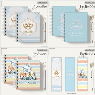 Aquivo Encadernação Kit Nutricionista - LINA CRIATIVA