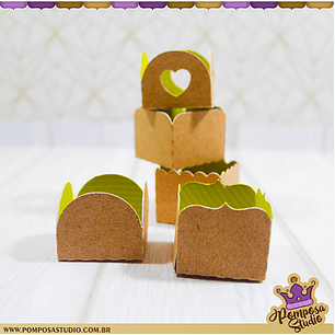 Arquivo de Corte  5 Forminhas Doces  (fundo e lateral encaixe)