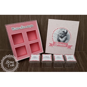 Arquivo de Corte Caixa Recordações do Bebê