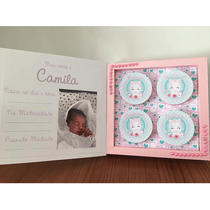 Arquivo de Corte Caixa Recordação Bebê