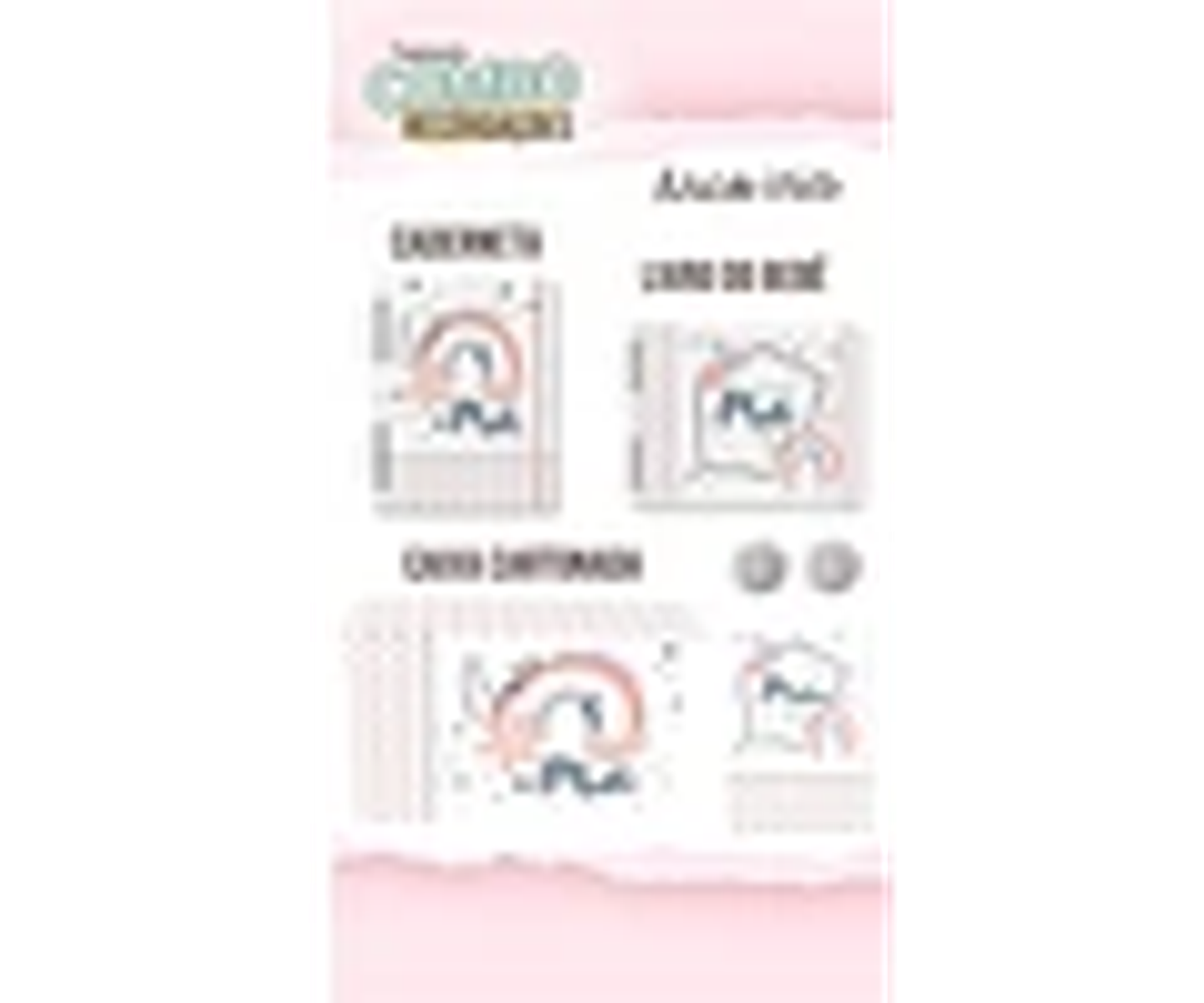 ARQUIVO ENCADERNAÇÃO BABY ARCO-IRIS MENINA 1