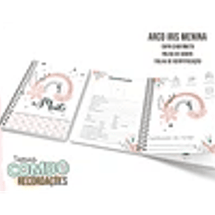 ARQUIVO ENCADERNAÇÃO BABY ARCO-IRIS MENINA
