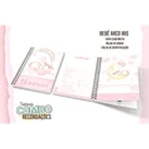 ARQUIVO ENCADERNAÇÃO BABY BEBÊ ARCO-IRIS