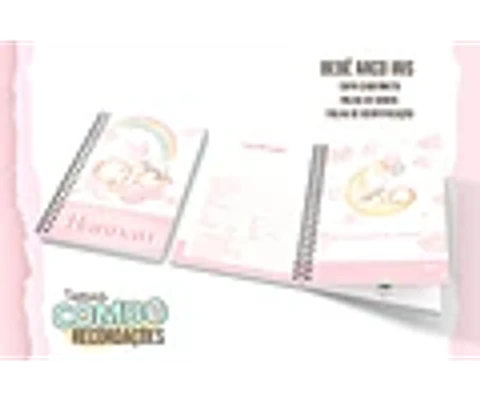 ARQUIVO ENCADERNAÇÃO BABY BEBÊ ARCO-IRIS