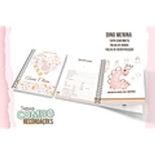 ARQUIVO ENCADERNAÇÃO BABY DINO MENINA