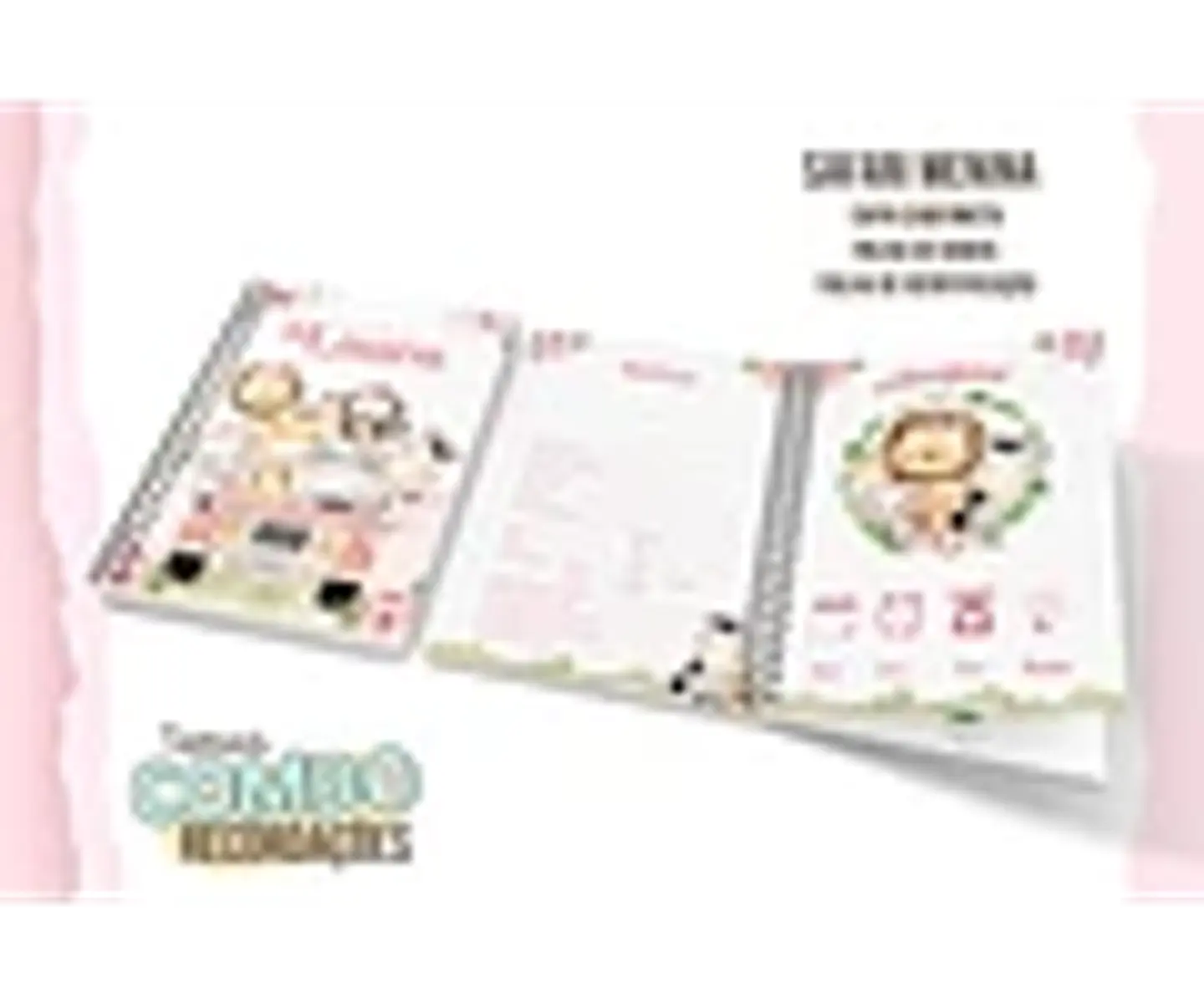 ARQUIVO ENCADERNAÇÃO BABY SAFARI MENINA 2
