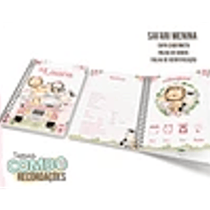 ARQUIVO ENCADERNAÇÃO BABY SAFARI MENINA