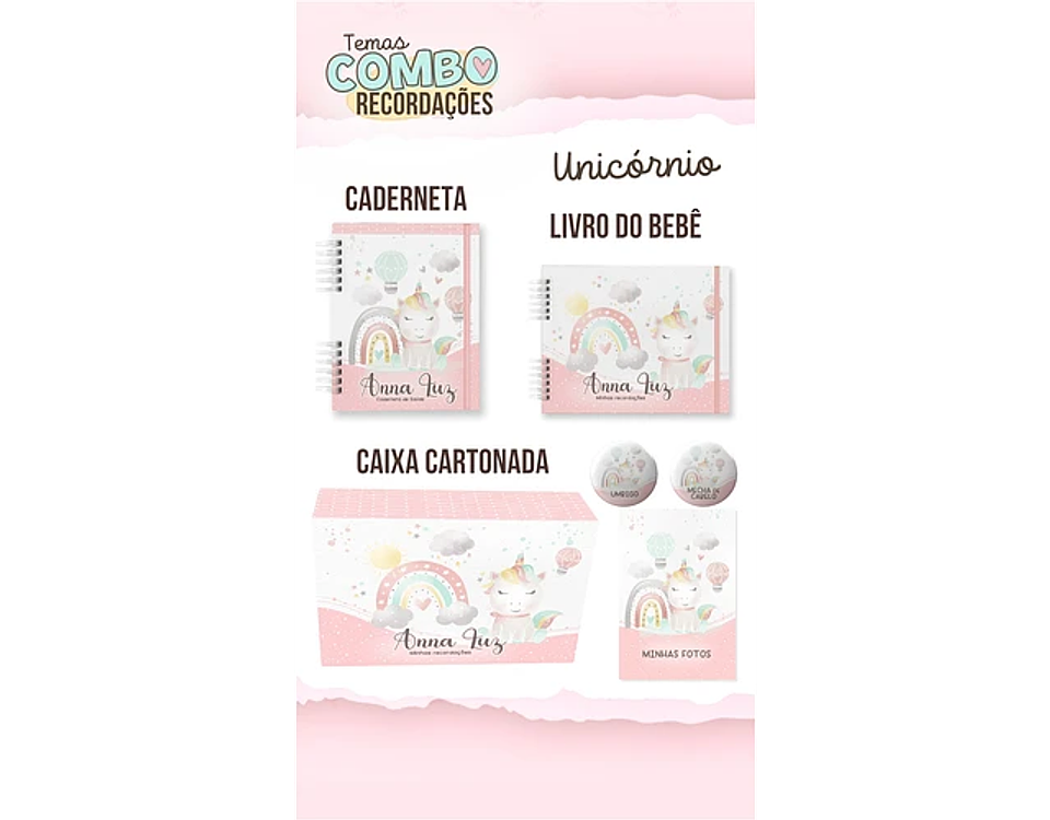 ARQUIVO ENCADERNAÇÃO BABY UNICÓRNIO 1