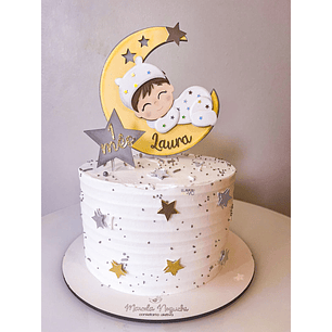 Arquivo de corte bebê na lua