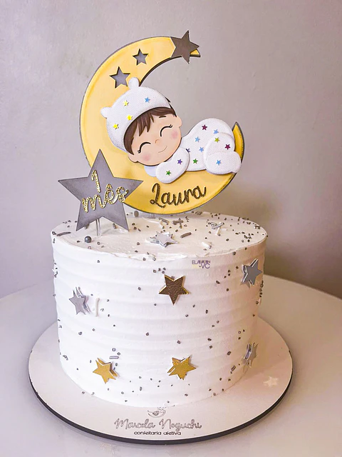 Arquivo de corte bebê na lua