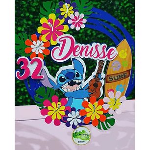 Arquivo Topo de Bolo Stitch