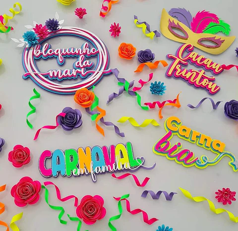  Arquivo Topo de Bolo Carnaval