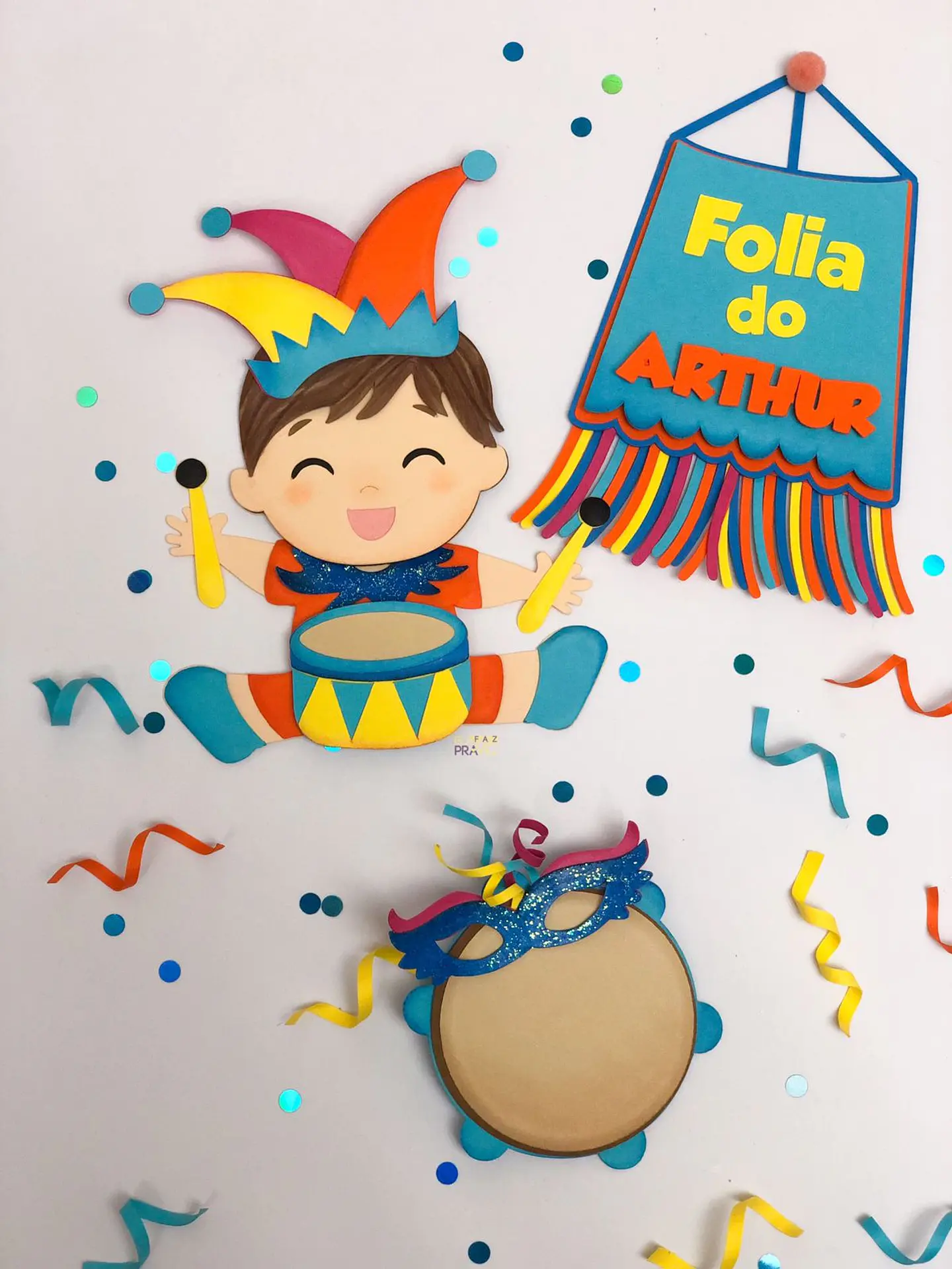 Arquivo Topo de Bolo Carnaval Bebê Bobo da Corte - EM CAMADAS 1