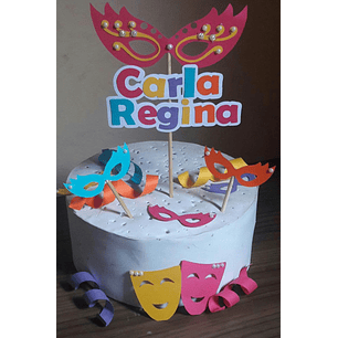 Arquivo Topo de Bolo Carnaval
