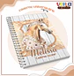 Arquivo Encadernação Kit Escolar Cavalos Menina - LINA CRIATIVA - Thumbnail 4