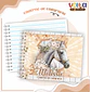 Arquivo Encadernação Kit Escolar Cavalos Menina - LINA CRIATIVA - Thumbnail 5