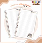 Arquivo Encadernação Kit Escolar Cavalos Menina - LINA CRIATIVA - Thumbnail 6