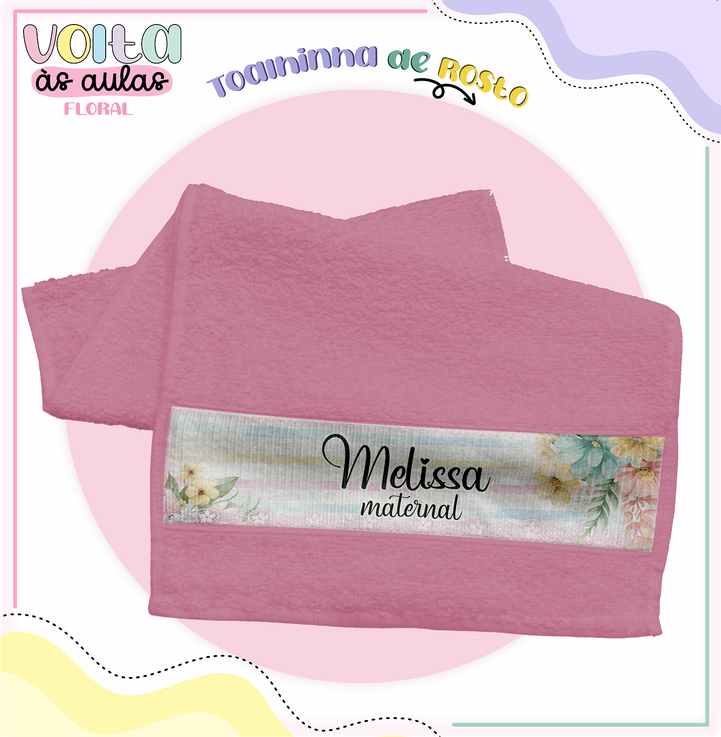 Arquivo Encadernação Kit Escolar Floral - LINA CRIATIVA 12