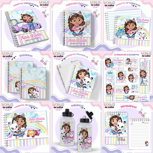 Arquivo Encadernação Kit A Casa Mágica da Gabby - LINA CRIATIVA