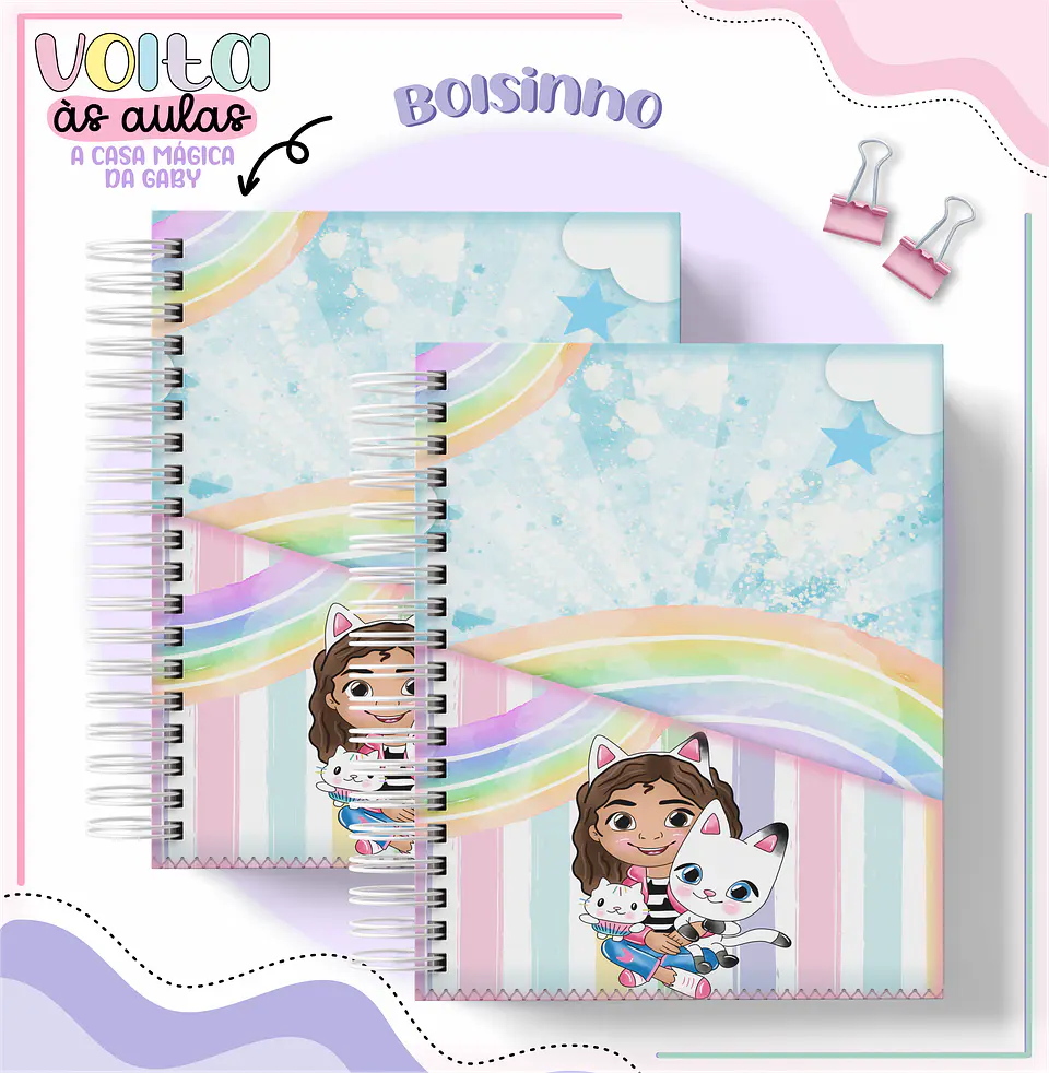 Arquivo Encadernação Kit A Casa Mágica da Gabby - LINA CRIATIVA 9