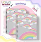 Arquivo Encadernação Kit Escolar Arco Íris - LINA CRIATIVA - Thumbnail 14