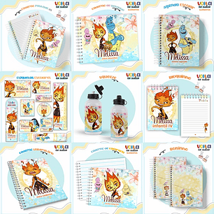 Arquivo Encadernação Kit Escolar Filme Elementos - LINA CRIATIVA