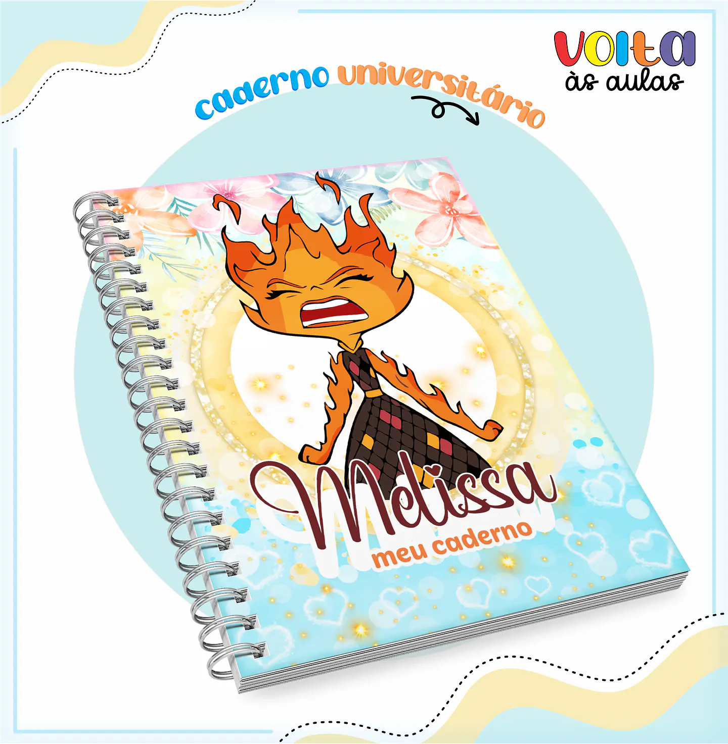 Arquivo Encadernação Kit Escolar Filme Elementos - LINA CRIATIVA 5