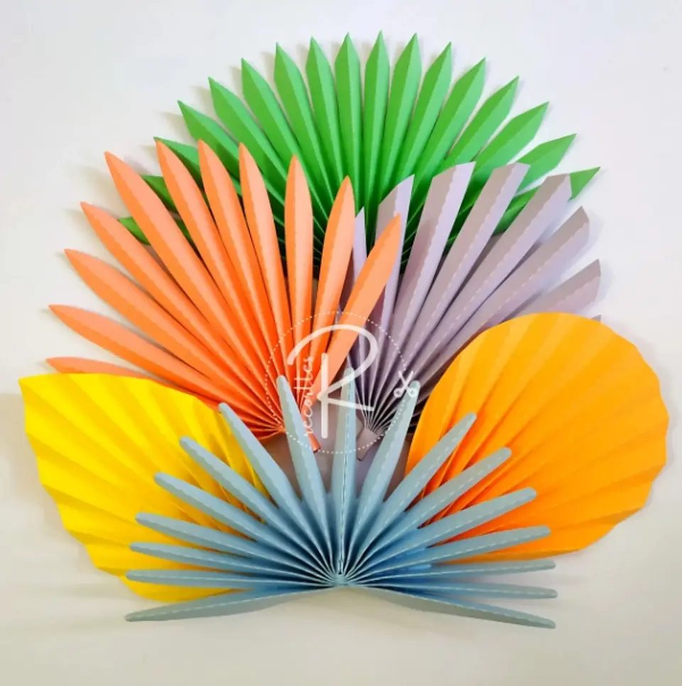 Arquivo de Corte Topo Folhas Plissadas 1