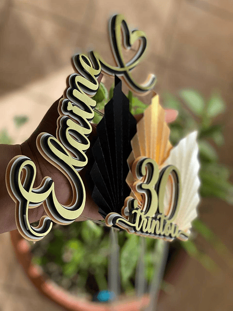 Arquivo de Corte Topo de Bolo Folha Plissada