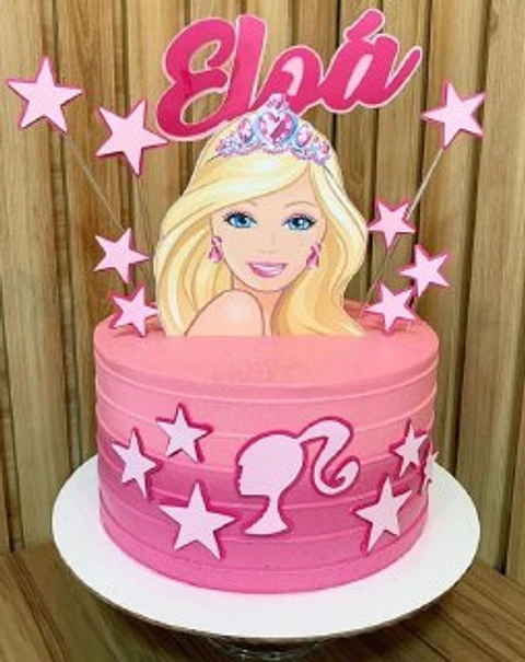 Arquivo de Corte Topo de Bolo Barbie