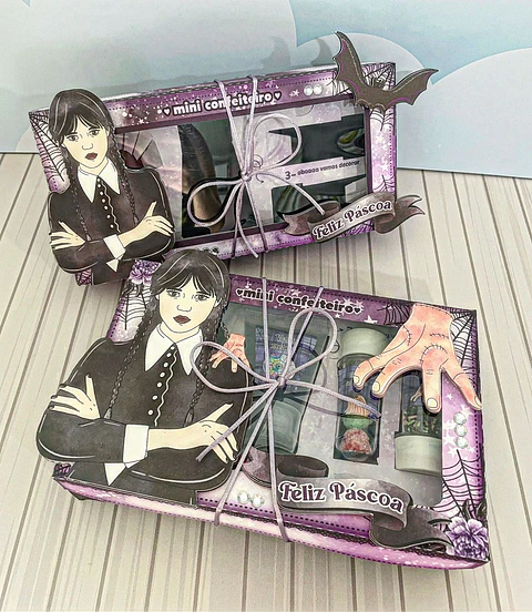 Arquivo de Corte Mini Confeiteiro Wandinha