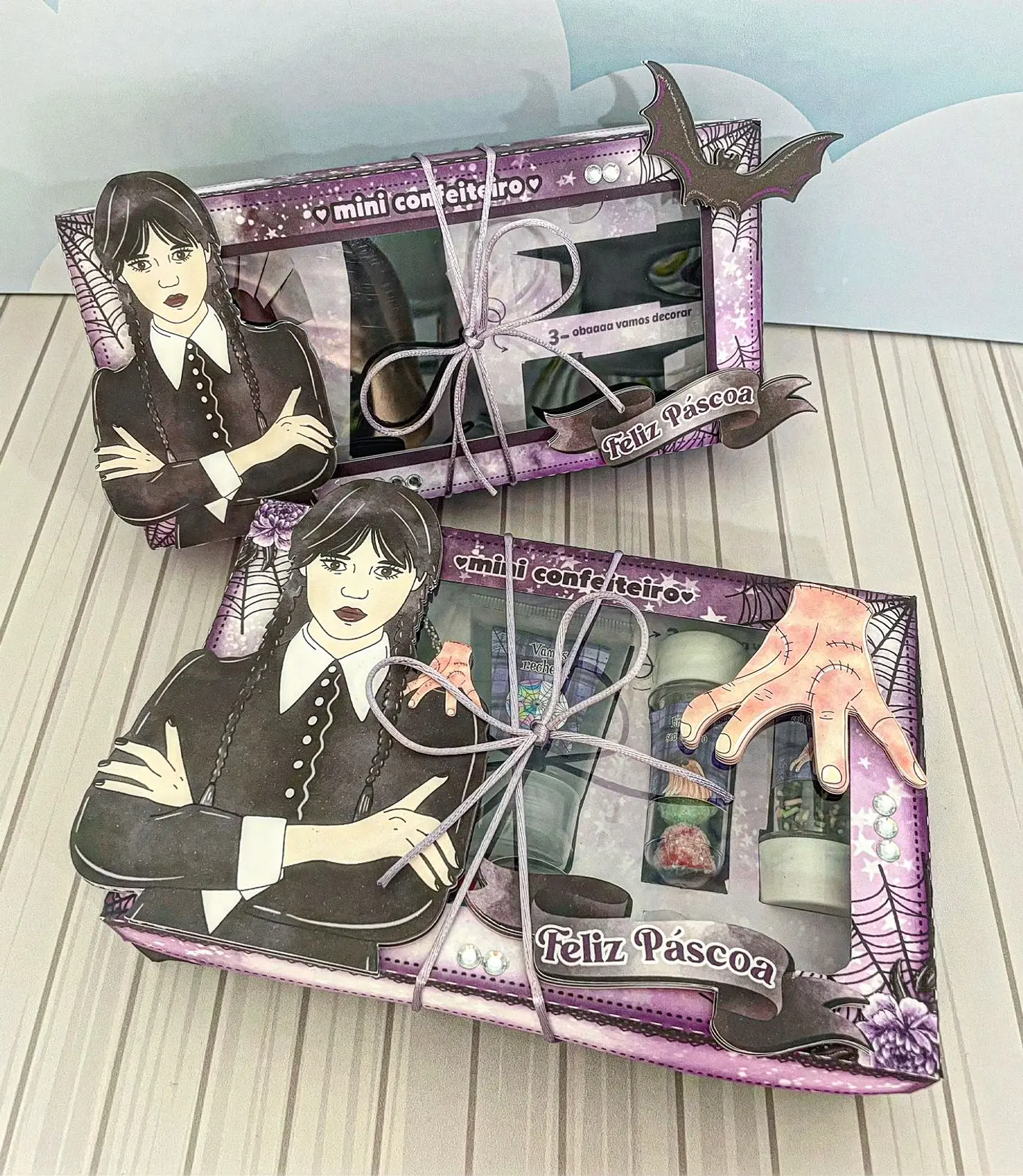 Arquivo de Corte Mini Confeiteiro Wandinha 1