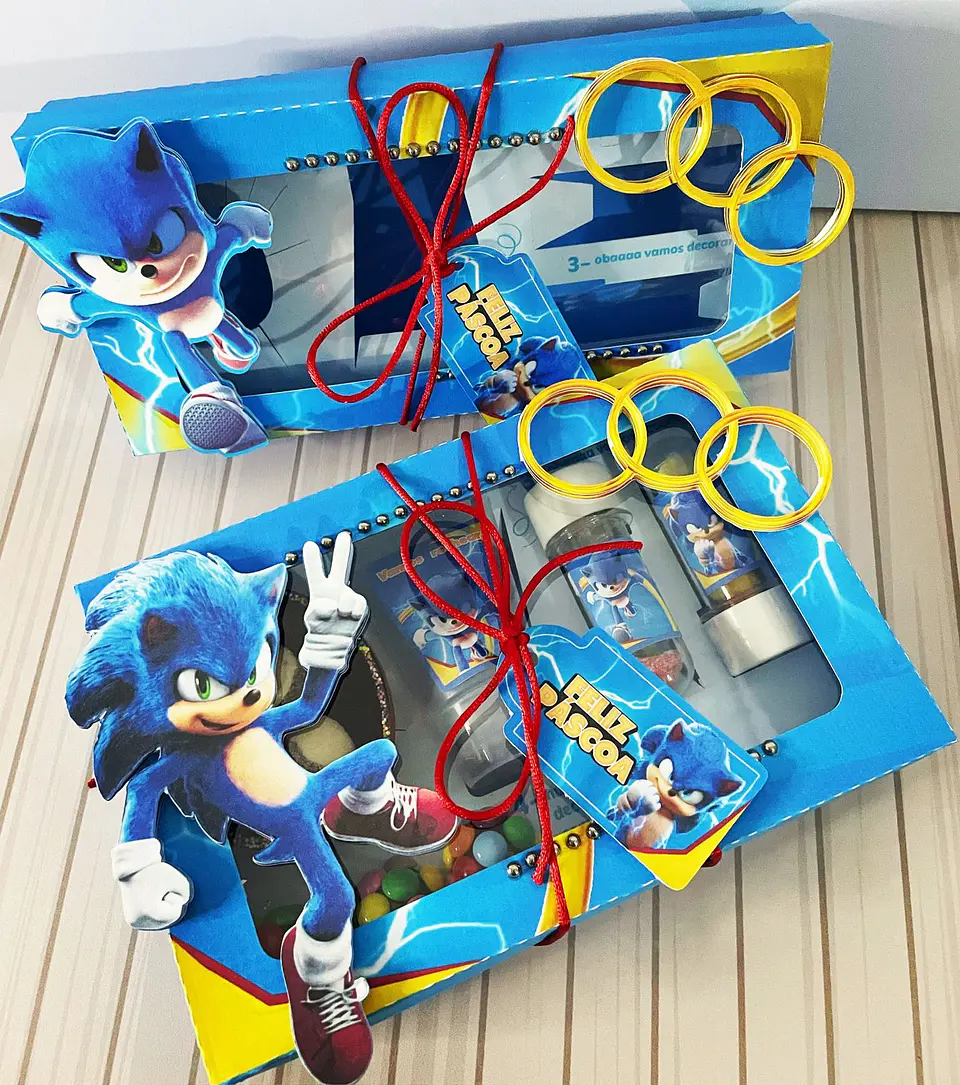 Arquivo de corte mini confeiteiro sonic 1