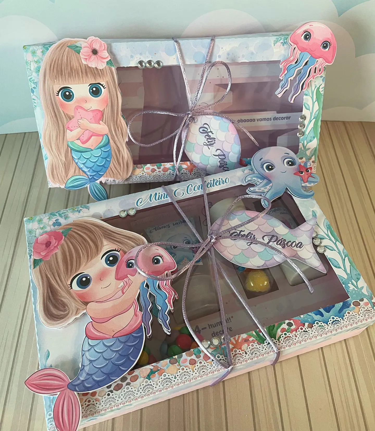 Arquivo de corte mini confeiteiro sereia 2