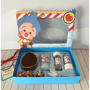 Arquivo de corte mini confeiteiro palhaco plimplim