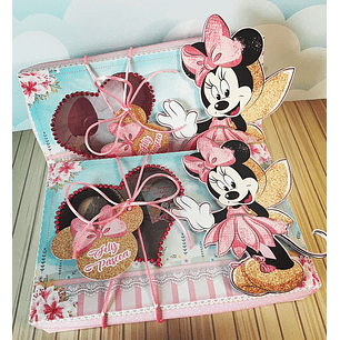 Arquivo de corte mini confeiteiro minnie rosa