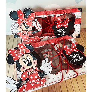 Arquivo de corte mini confeiteiro minnie vermelha