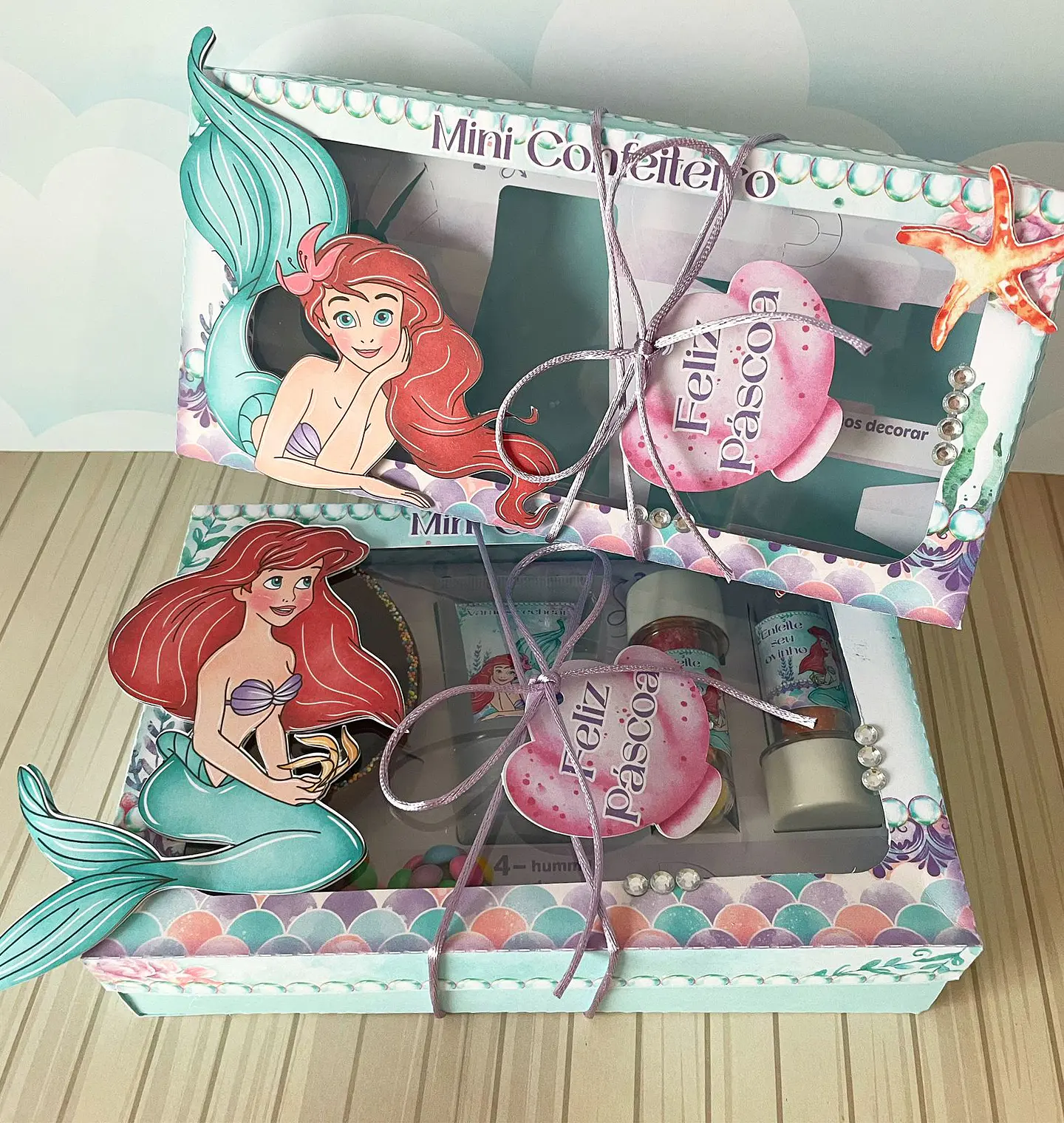 Arquivo de corte mini confeiteiro ariel 1