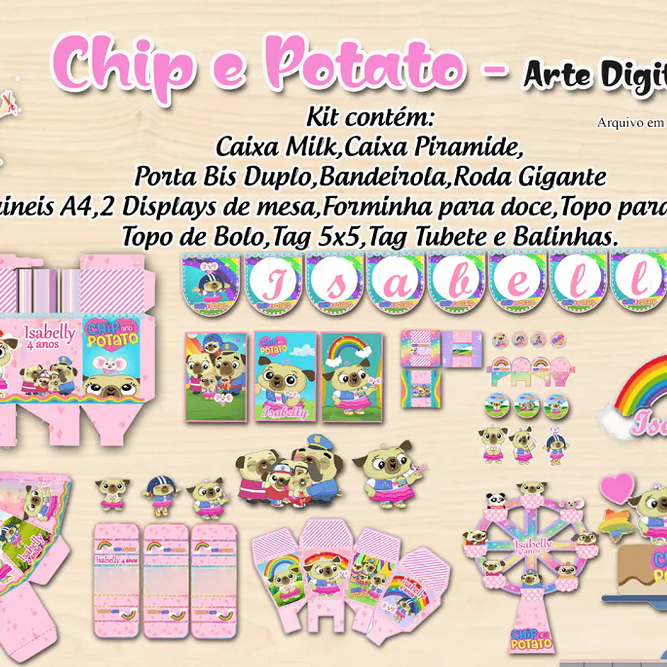 Arquivo de corte chip e potato 1