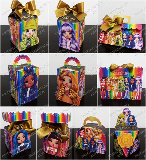 Arquivo de corte rainbow high